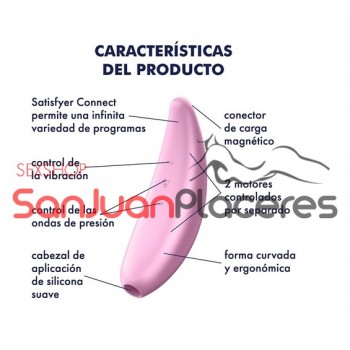Satisfyer Curvy 3+ | Succionador de clítoris | San Juan Placeres