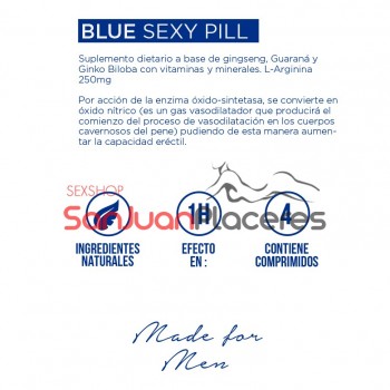 Blue Sexy Pill | Potenciador Masculino