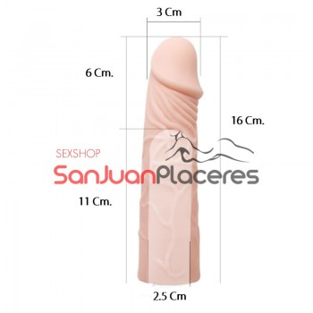 Extensión de pene | Funda peneana|  Sexshop San Juan