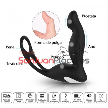 Prostático con Anillos| Sanjuanplaceres Sexshop