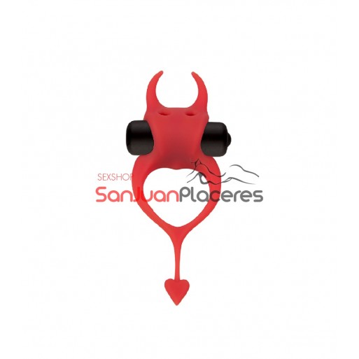 Anillo Vibrador Devil Red | Sexshop San Juan Placeres