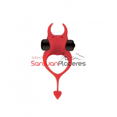 Anillo Vibrador Devil Red | Sexshop San Juan Placeres