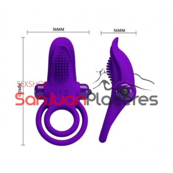 Anillo Vibrador Doble | Anillos Peneanos | San Juan Sex Shop