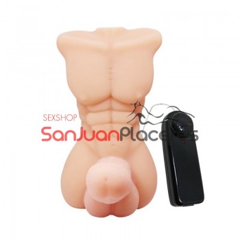 Torso con dildo vibrador |  San Juan Placeres Sexshop