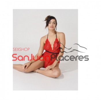 Body Love Roses Elastizado Rojo Sexitive | Sanjuanplaceres Sexshop