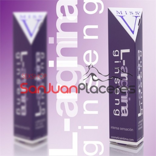 Lubricante Intimo Miss V L-arginina - Ginseng | Sanjuanplaceres