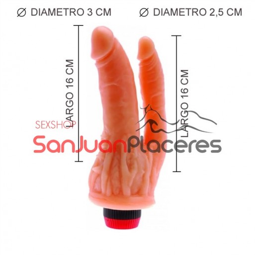 Vibrador Doble Placer | Penetración Anal | Juguetes para Adultos