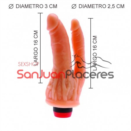 Vibrador Doble Placer | Penetración Anal | Juguetes para Adultos