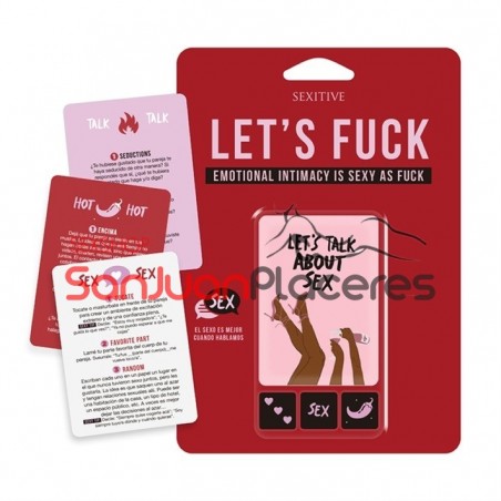 Let's Fuck, juego de cartas + dados | Sanjuanplaceres