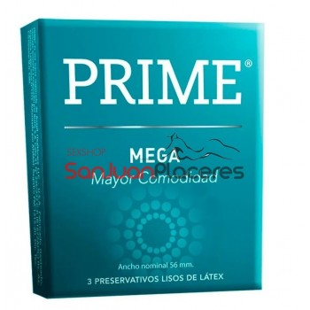 Preservativos Prime Mega | Sexshop San juan Placeres