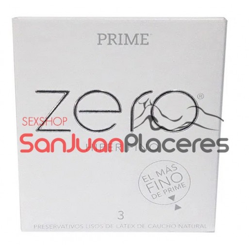 Preservativos Prime Zero| Sexshop San juan Placeres