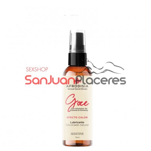 Lubricante Siliconado Natural Afrodisia Goce | Sanjuanplaceres