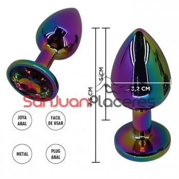 Plug Rainbow Small | Sanjuanplaceres Sexshop