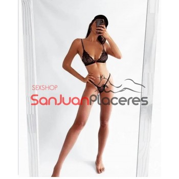 Conjunto De Puntilla Negro | Sexshop Sanjuanplaceres