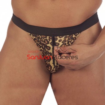 Tanga Animal Print Con Cierre  | Sanjuanplaceres Sexshop