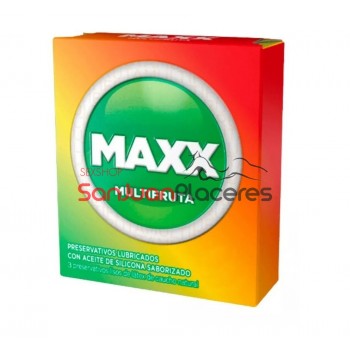 Preservativo Maxx Multifruta | Sanjuanplaceres Sexshop