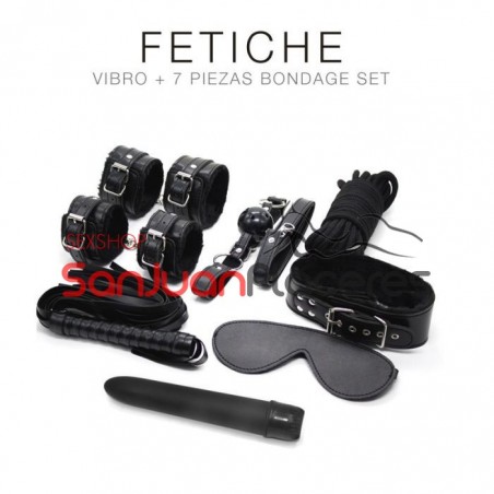 Kit bondage de 7 piezas | Sanjuanplaceres Sexshop