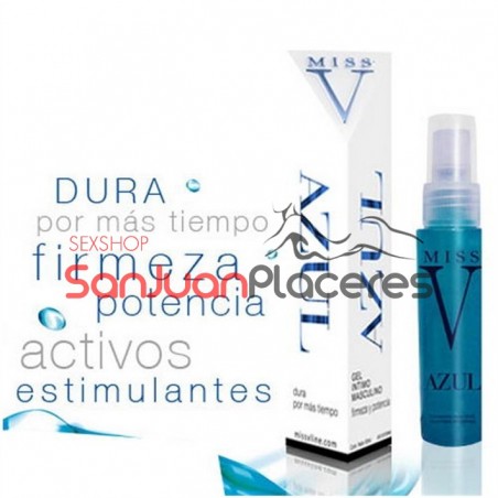 Lubricante MISS V Firmeza y Potencia | San Juan Sex Shop