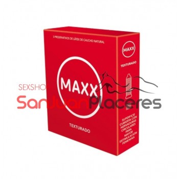 Preservativos Maxx Texturado | Sexshop San juan Placeres
