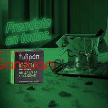 Preservativos Tulipan Neón | Sanjuanplaceres