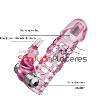 Funda Doble vibrador| Fundas peneanas