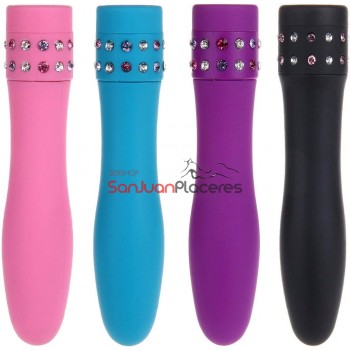 Mini Vibro con Strass |Vibradores | Sexshop San Juan