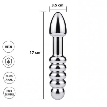 Plug doble punta metálico | Sanjuanplaceres