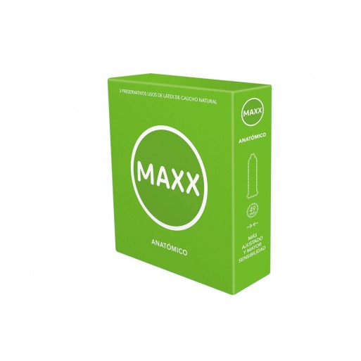 Preservativo Maxx Anatomico| Sanjuanplaceres Sexshop