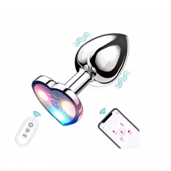 Plug Vibrador con Led y Control Remoto | Sanjuanplaceres