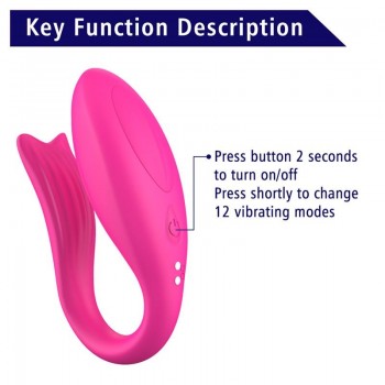 Rose Fusion Vibrador de Parejas | Sanjuanplaceres