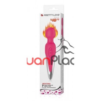 Vibrador Antony de Pretty Love calor 48º carga USB